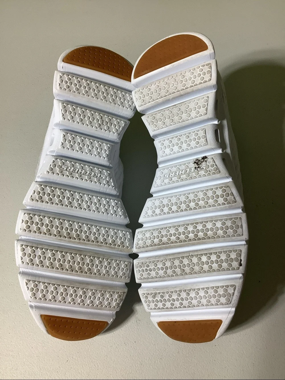 Skechers Slip-ins white sneakers, size 8.5